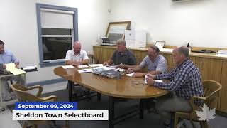 Sheldon Town Selectboard | 09/09/2024