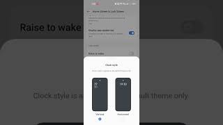 Realme UI Change clock style #shorts