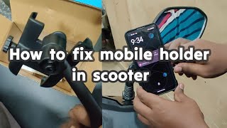 How to fix mobile holder ?