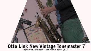 Otto Link New Vintage Tonemaster 7 vs. Jody Jazz DV NY 7; Sax mouthpiece comparison