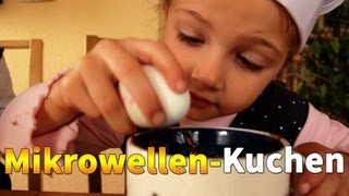 Wir backen einen Mikrowellenkuchen