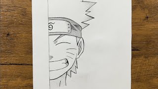 Easy Naruto drawing for beginners | draw Naruto uzumaki step-by-step