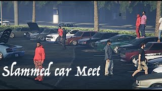 GTA V Chill Slammed Car Meet | Stance Cars | Stance Lovers Only | PS4 | GTA 5 Rockstar Editor