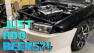 INSTALLING THE RB25! (THE HARD WAY)