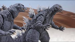 Godzilla vs. Godzilla Stop Motion