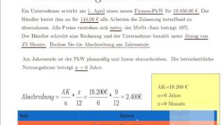 2.  Abschreibungsmethoden und lineare Abschreibung