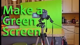 Make a Portable Green Screen. Como Fazer uma Tela Verde Portavel.