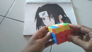 rubik Itachi,#shorts #viral #rubikscube #rubik #anime @Zaalopeuu20  @abidzarvlog28 @BudakTutorial