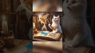 Cat and a Magic Pencil | Power of imagination #cat #catlover #kitten #fyp #viralshorts #grow #cute