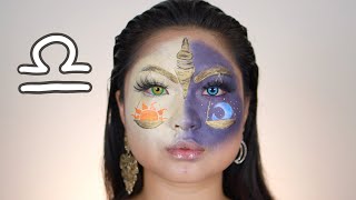 ZODIAC MAKEUP SERIES | LIBRA DAY & NIGHT SCALE MAKEUP TUTORIAL