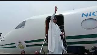 Former President, Buhari Jets To Daura (