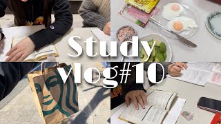 【Study vlog#10】友達のお家でお勉強する日🏠✏️|Study with my friend