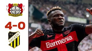 Bayer Leverkusen vs BK Hacken 4-0 | All Goals &Extended Highlights | UEFA Europa League 2023/24