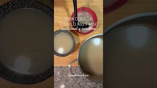 Sopa de cebolla y tomillo - MEDICINAL y CURATIVA - AUMENTA DEFENSAS - #asmr #receta #sopa #sopas