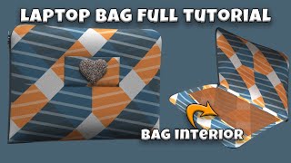 Clo3d Tutorial: Laptop Bag Design with Interior Design