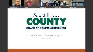 Board of Zoning Adjustment February 23, 2022