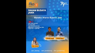 RAGAM BUDAYA JAWA | MANEKO WARNO BUSONO JAWI