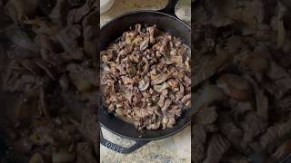 Garlic Butter Steak & Mushrooms #recipe