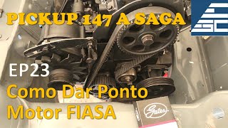 Como Colocar Motor Fiat Fiasa no Ponto 1.0, 1.3 e 1.5 Passo-a-passo - Pick-UP 147 a Saga - Ep23