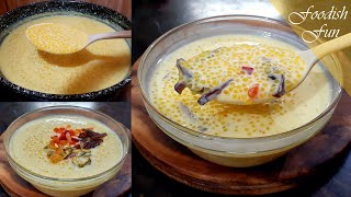 ঠান্ডা ঠান্ডা কাস্টার্ড সাবুদানা ডেজার্ট | Easy Sago Custard Dessert Recipe | Sabudana Fruits Drinks