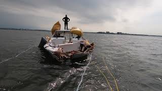 Gut Wrenching Salvage in Boston Harbor