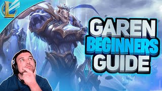 Wild Rift Ultimate Beginner's Guide : Learn How to Play GAREN | Ability Review + Gameplay