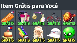 10 ITEM GRÁTIS PARA VOCÊ GANHAR AGORA NO ROBLOX (fácil e rápido)