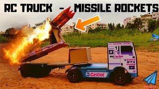 RC Rocket Launcher Truck Trailer | Diwali Special | Remote Control Army Truck| RC With Popeye