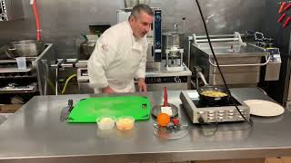 Chef Bill's Omelette Demo for Culinary Program