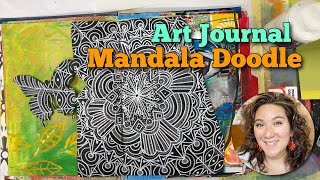 Mixed Media Art Journal: Mandala Doodle