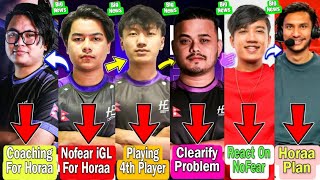 Mafia Ninja Coach For Horaa😱| NoFear iGL For Horaa🔥 | Ninja Not Leaving Horaa❣️| Mr Boro 4th Player🥰