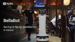 BellaBot serves at Nevins Newfield Inn in Ireland | Pudu Robotics