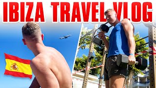 IBIZA Travel & Training vlog * INSANE OUTDOOR GYM WORKOUT*