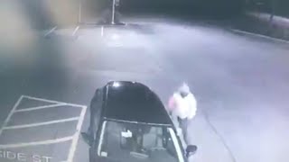 Surveillance video of the April 17 carjacking at Attleboro gas station