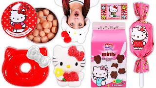 Hello kitty Dessert Mukbang 헬로키티 디저트 먹방 JiniYum 지니얌