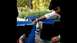 Trash Bin Making organised by Eco Club