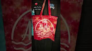 Tie Dye tote bags for those lake days #tiedye #tiedyeartist #tiedyedesigns #prociondyes #icedye