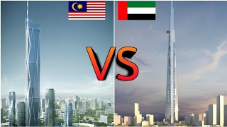 Jeddah Tower s PNB 118 Future Tallest Building Comparison #ShortVideo