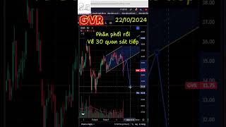 GVR | 22/10/2024 | Dấu hiệu phân phối, cẩn thận bulltrap. Về 30 tính tiếp #gvr #chungkhoan #trading