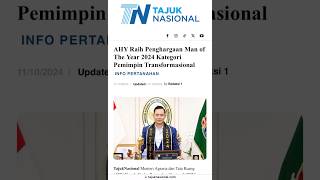 AHY raihpenghargaan Man Of The Year #ahy #demokrat