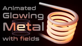 Glowing METAL Material in Cinema 4D Redshift | Tutorial