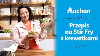 Ekspresowy Stir Fry z krewetkami 🍤 | Przepis Joli Kleser i Auchan