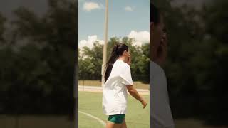 Learning lacrosse with South Florida’s Sofia Chepenik #lacrosse #femaleathletes