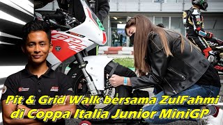 Pit & Grid Walk Bersama Zulfahmi di Coppa Italia Junior MiniGP