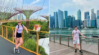 Sightseeing In Singapore! Gardens By The Bay, Marina Bay & MORE!