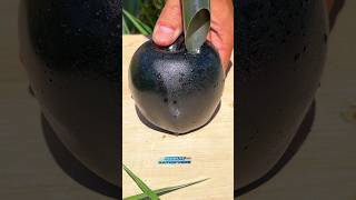 Ever Tried a Black Apple? #asmr #asmrsounds #asmrvideo #satisfying #satisfyingvideo #mesmerizing