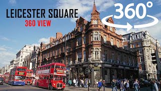 London's Iconic Leicester Square: 360° VR Video (Full HD)