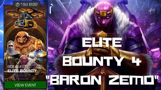 ELITE BOUNTY 4 | BARON ZEMO BOUNTY | MCOC #mcoc