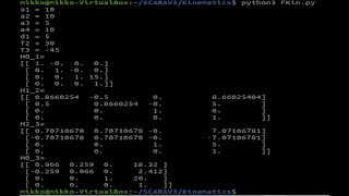 Robotics 2: Forward Kinematics in Python