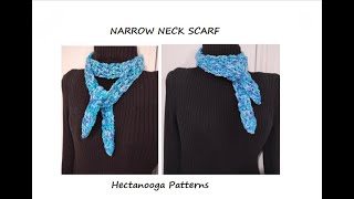 CROCHET NECK ACCESSORY SCARF or belt